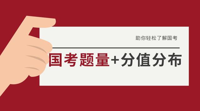 2019年國家公務(wù)員考試，行測(cè)分值分布表匯總！